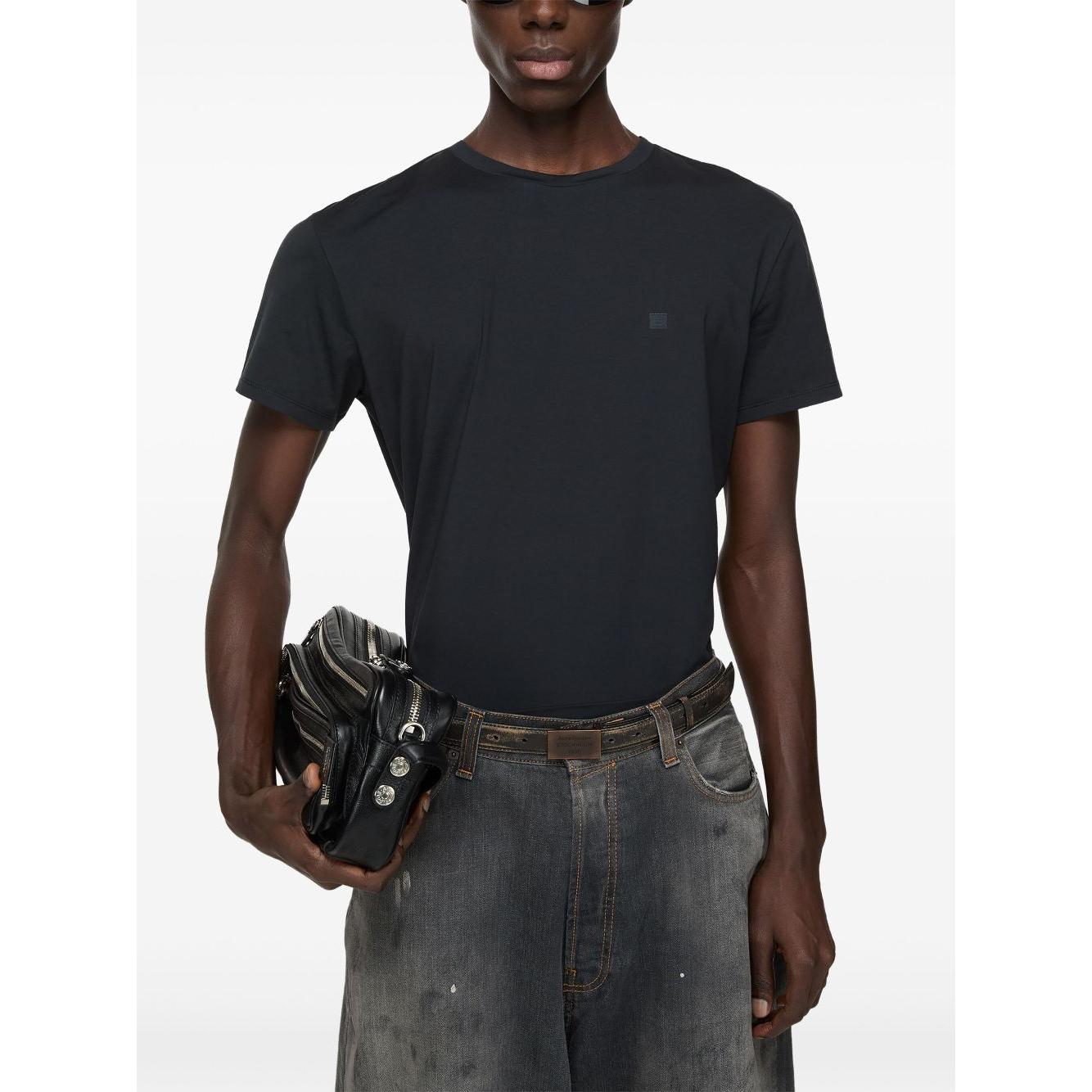 Acne regular fit T-shirt Topwear Acne Dark Slate Gray
