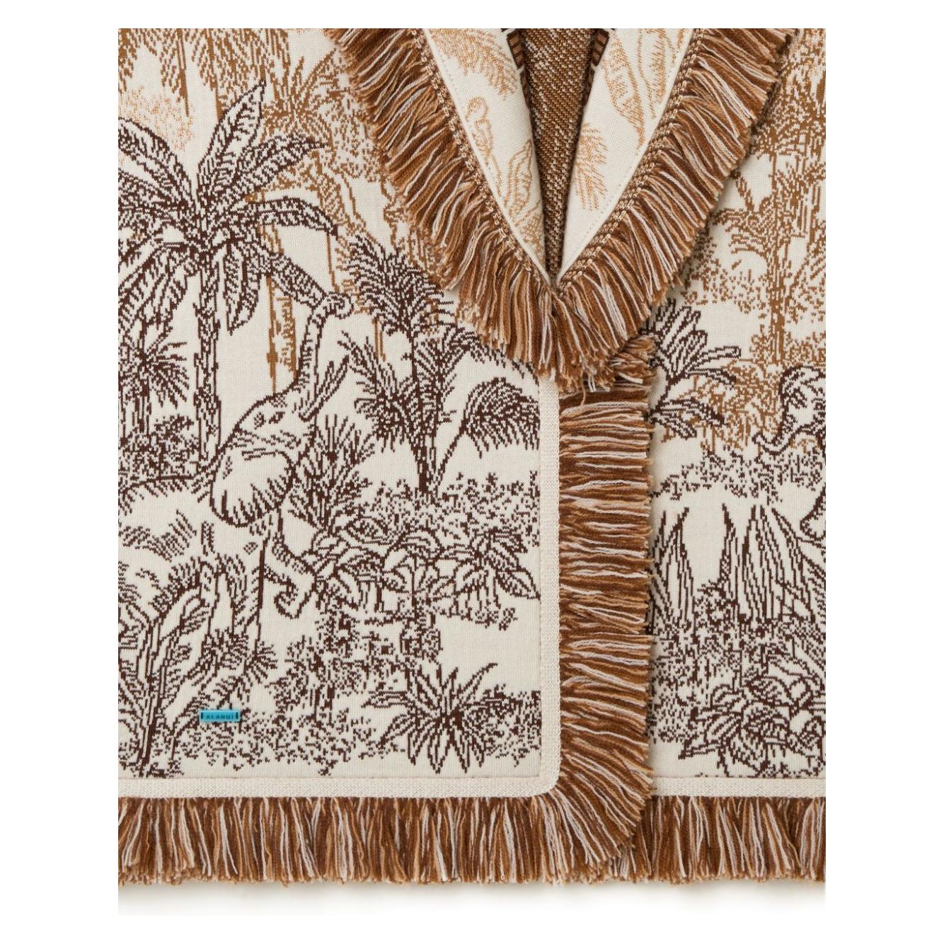 Alanui Jungle Toile De Jouy Cardigan Topwear Alanui Gray