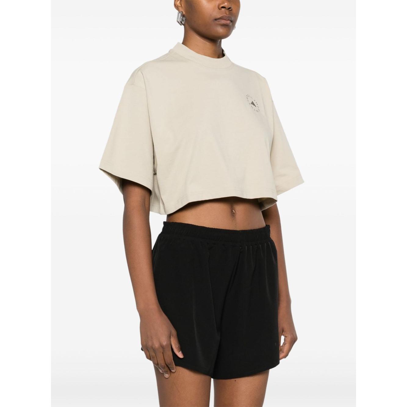 Adidas By Stella McCartney crop T-shirt Topwear Adidas By Stella McCartney Black