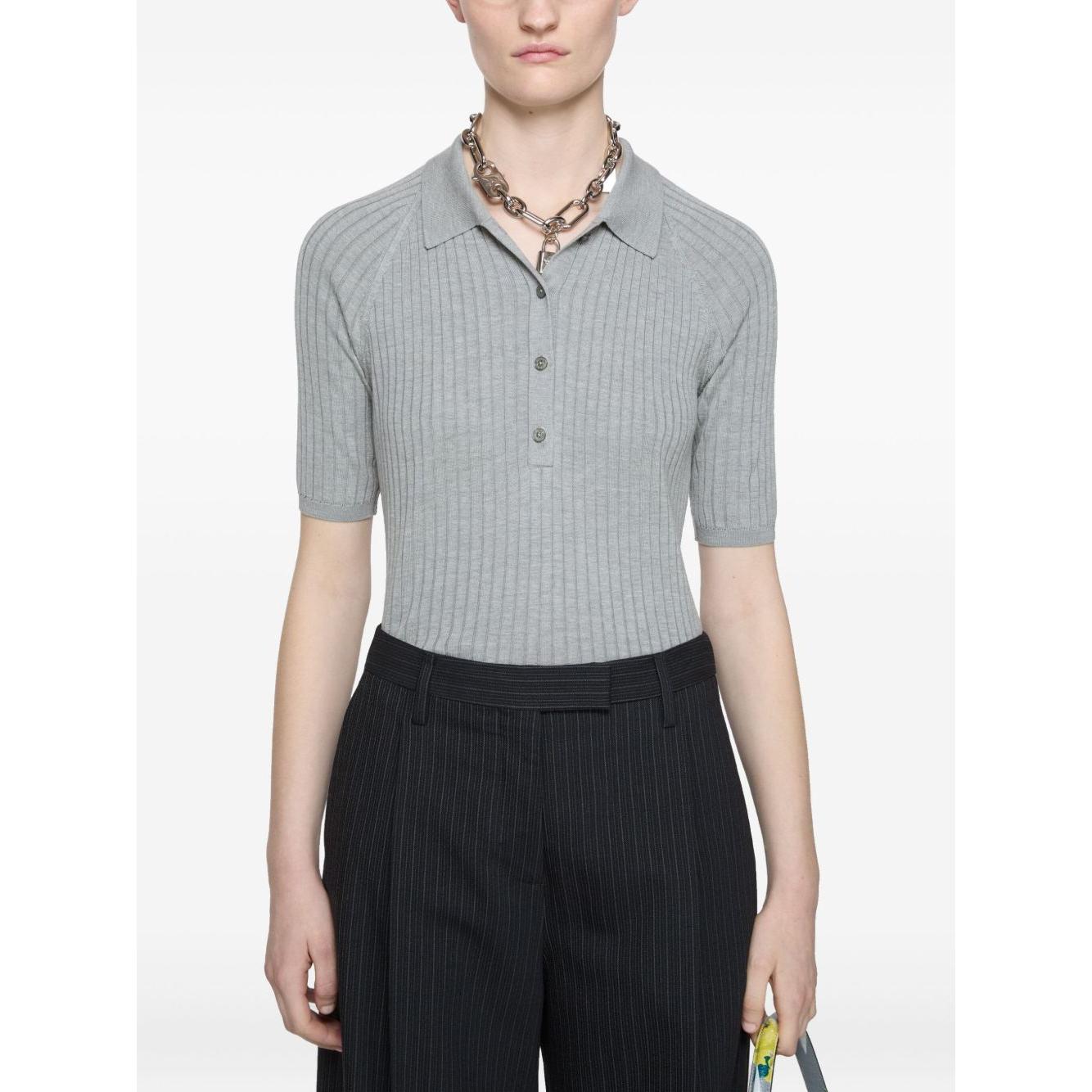 Acne Studios polo silk T-shirt Topwear Acne Studios Black