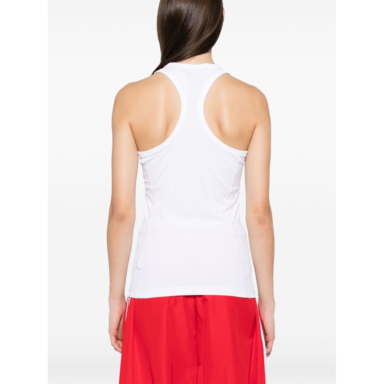 Adidas By Stella McCartney Ribbed tank top Topwear Adidas By Stella McCartney White Smoke