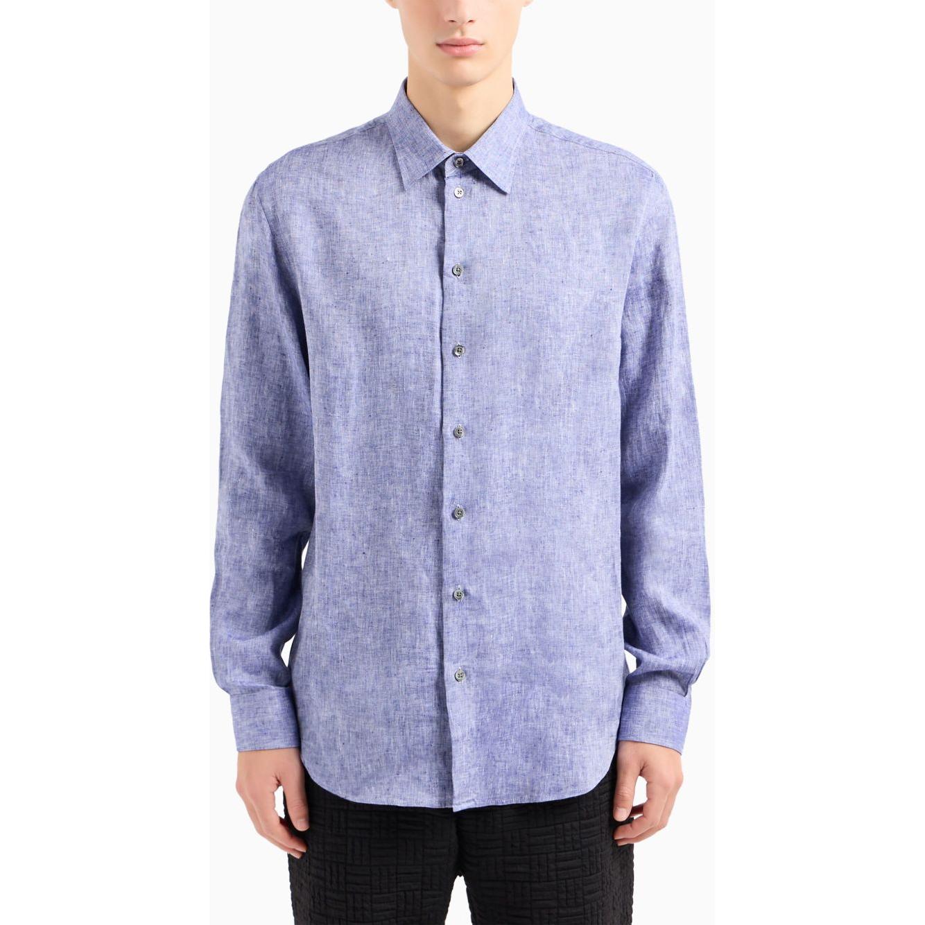 Emporio Armani linen shirt Shirts Emporio Armani Thistle