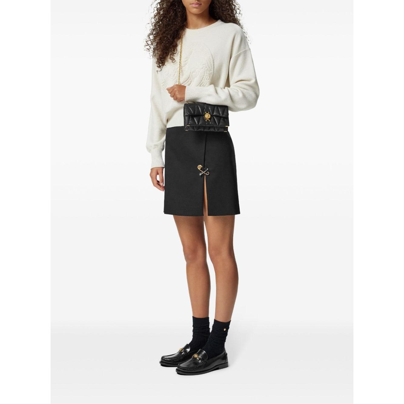 Versace Kleio mini bag Clutches Versace White Smoke