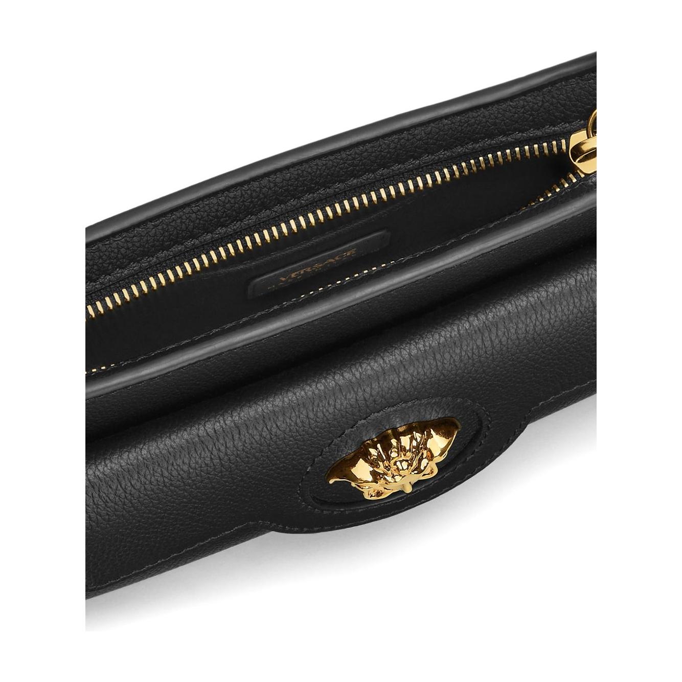 Versace La Medusa Cross Body Bag Clutches Versace Dark Slate Gray