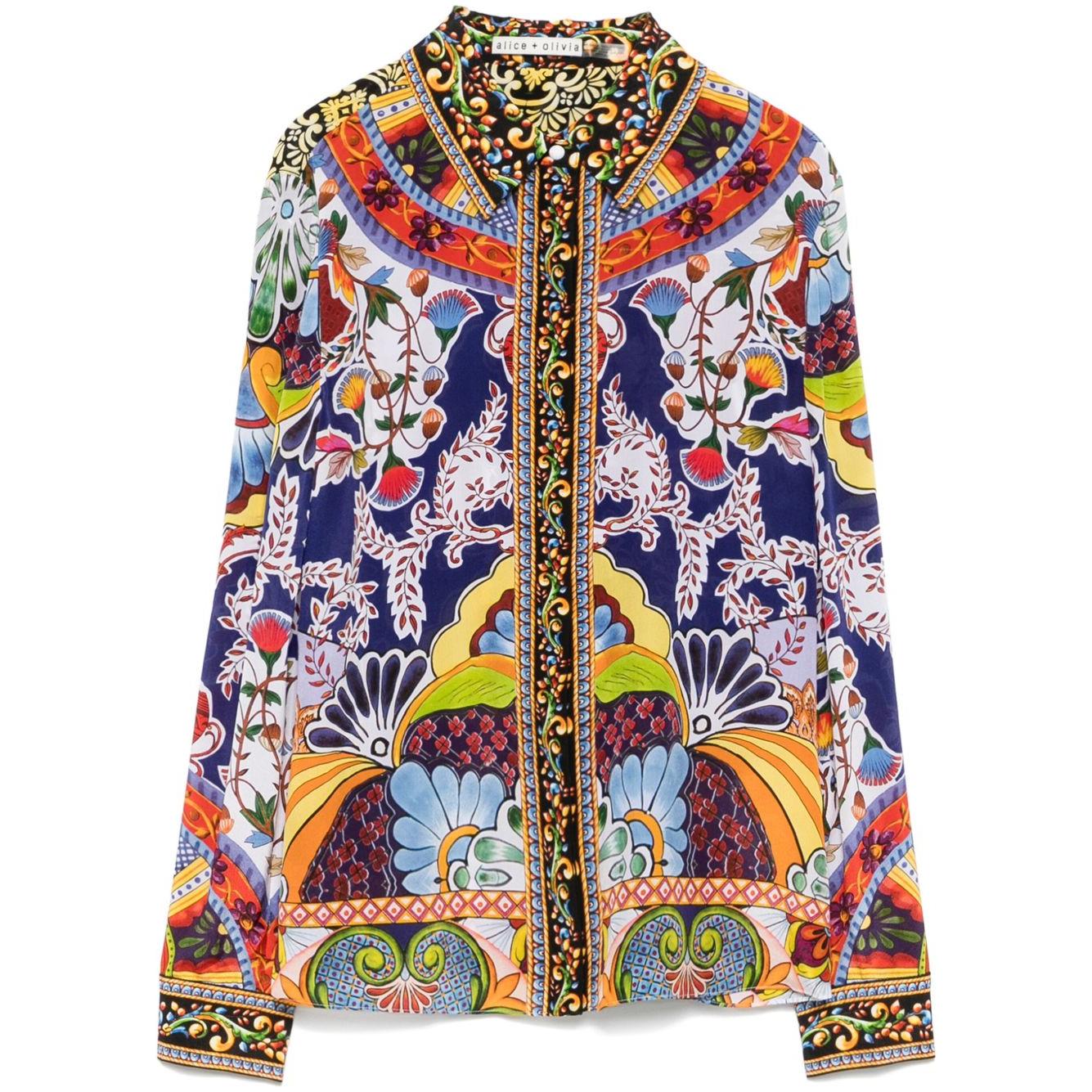 Alice + Olivia silk shirt
