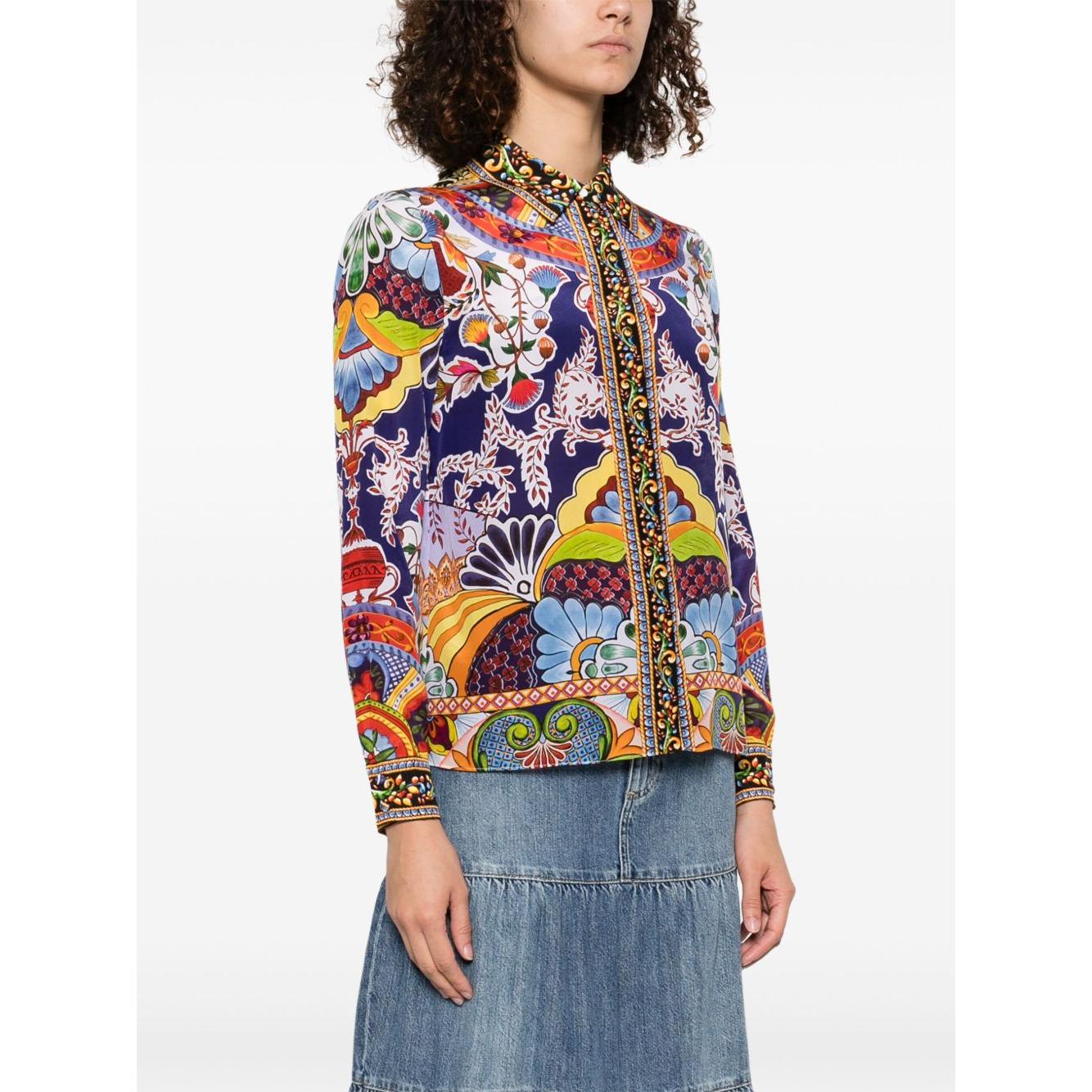 Alice + Olivia silk shirt