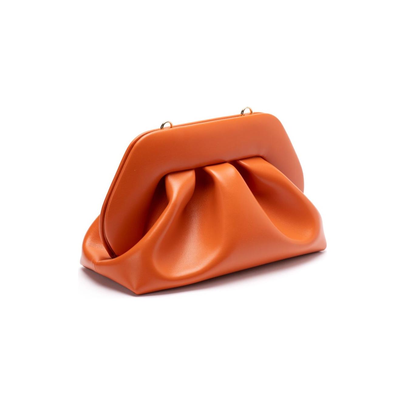 Themoire' Vegan leather clutch bag Clutches Themoire' Chocolate