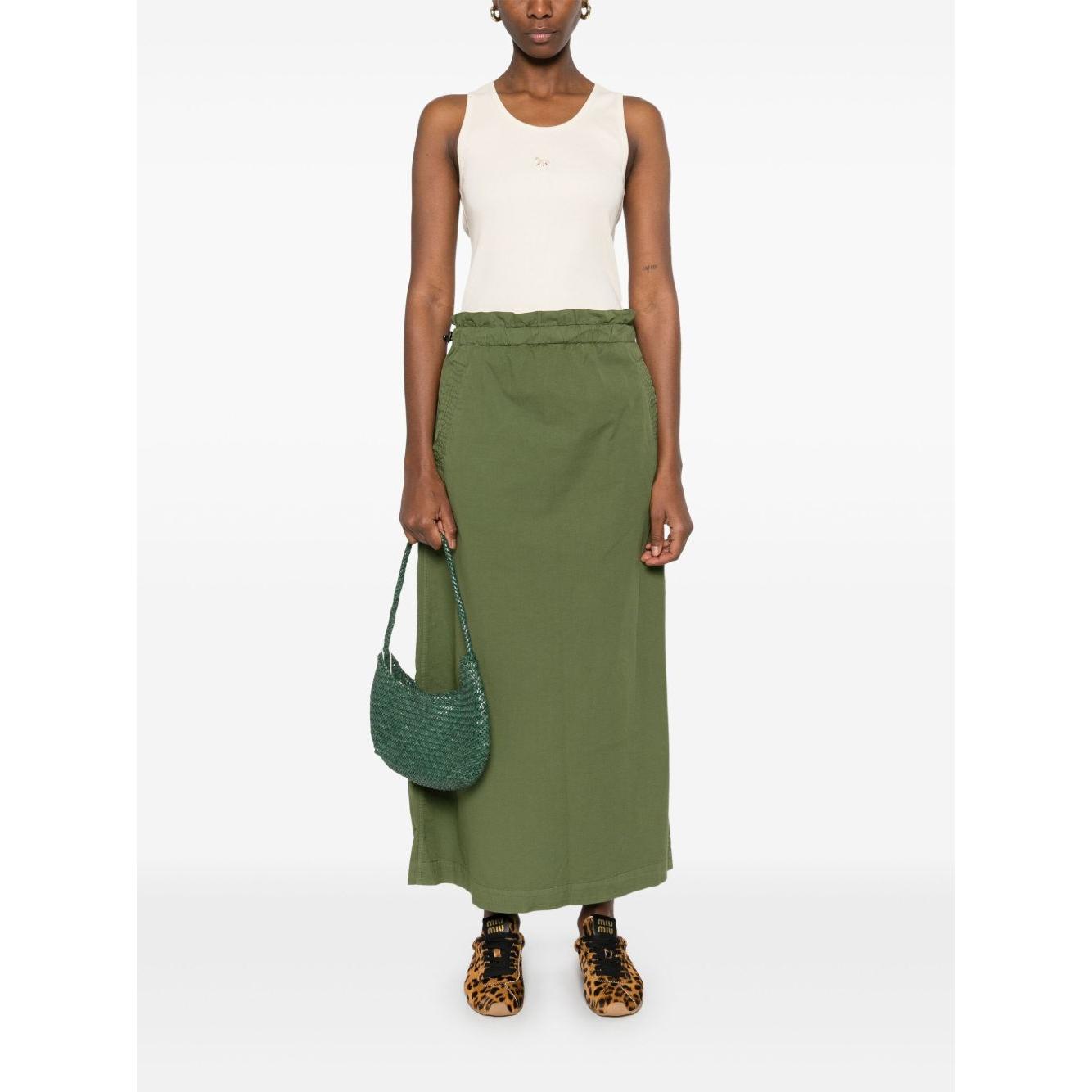Woolrich cotton long skirt Skirts Woolrich Dark Olive Green