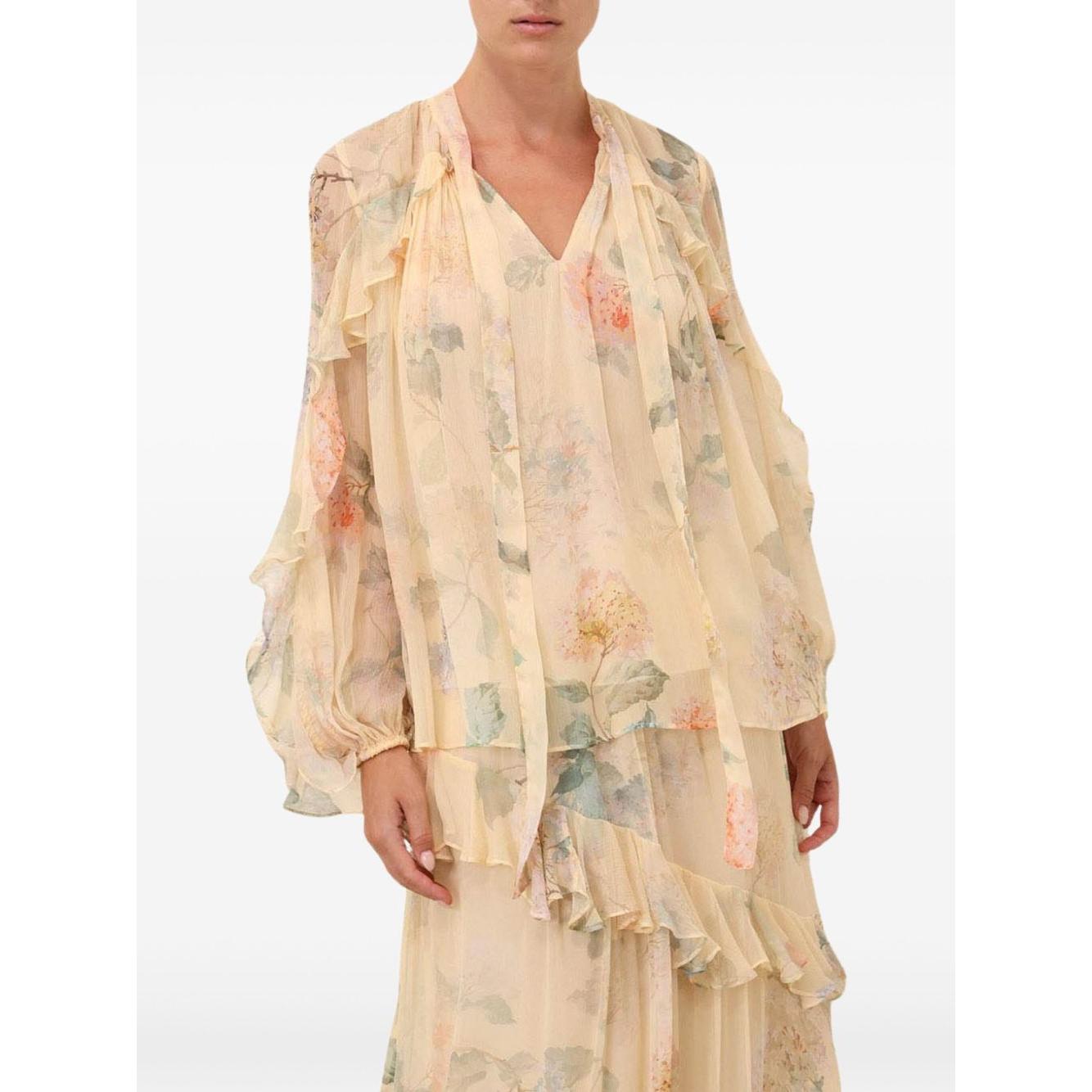 Zimmermann Illuminate blouse Topwear Zimmermann Antique White