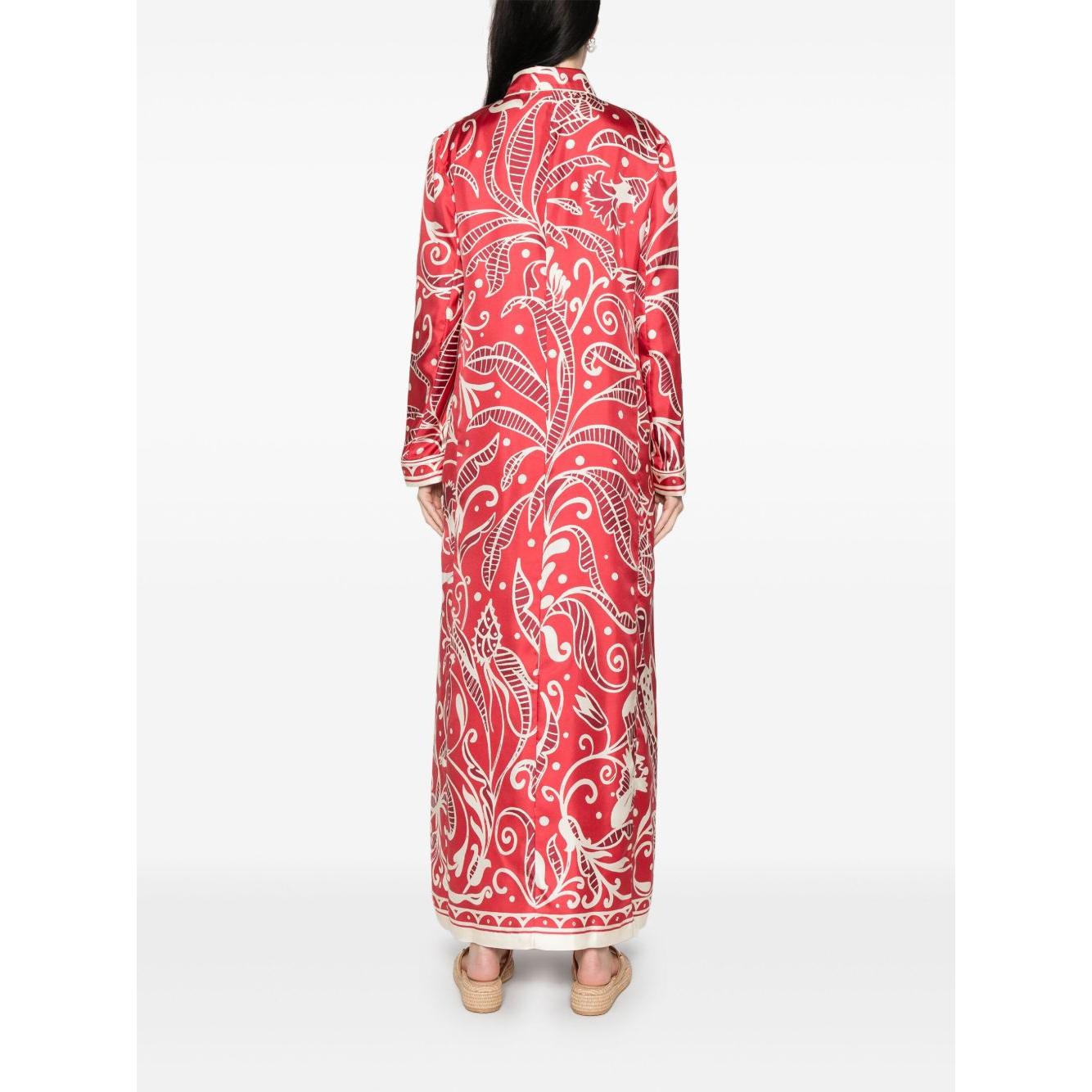 F.R.S . F.R.S. Chemisier with print Dresses F.R.S . White Smoke