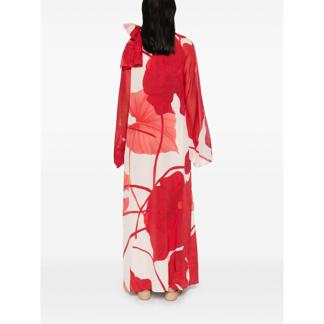 F.R.S . F.R.S. Round neck long sleeved silk dress Dresses F.R.S . White Smoke