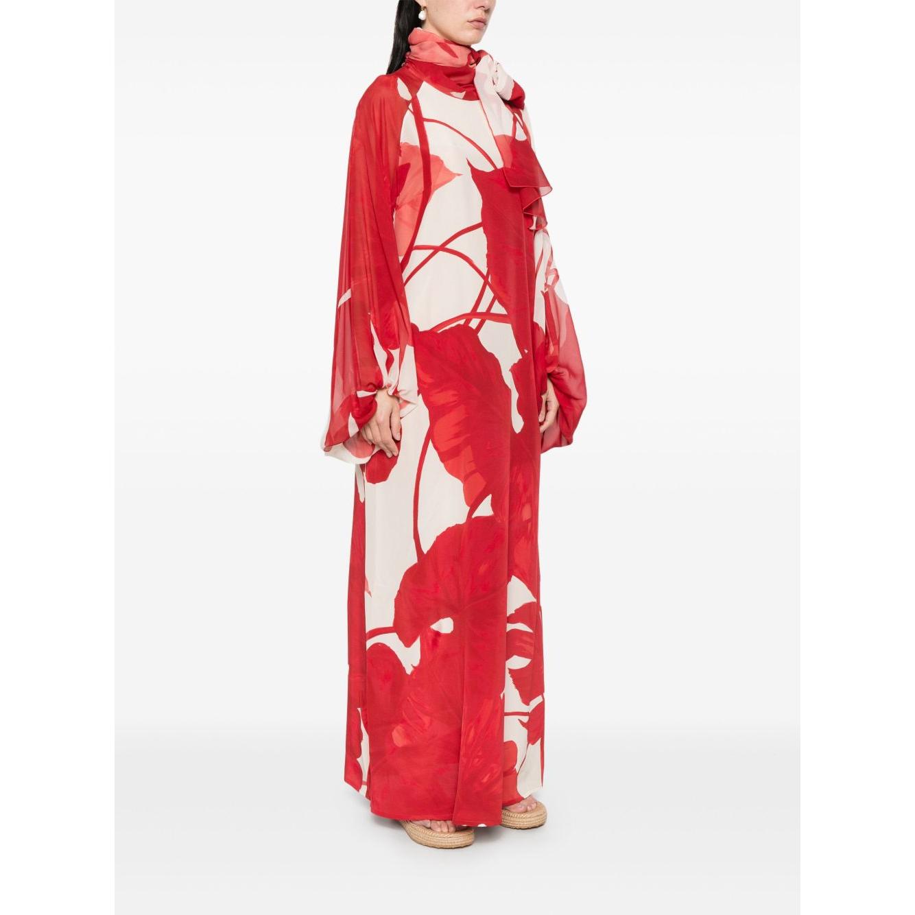 F.R.S . F.R.S. Round neck long sleeved silk dress Dresses F.R.S . White Smoke