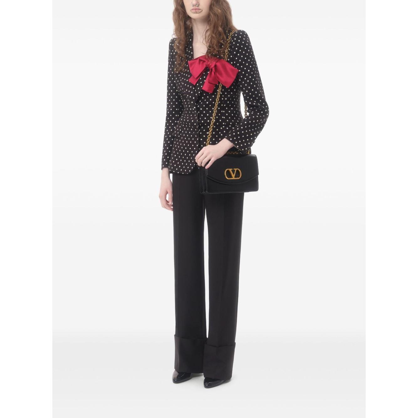 Valentino virgin wool pants Trousers Valentino Dark Slate Gray