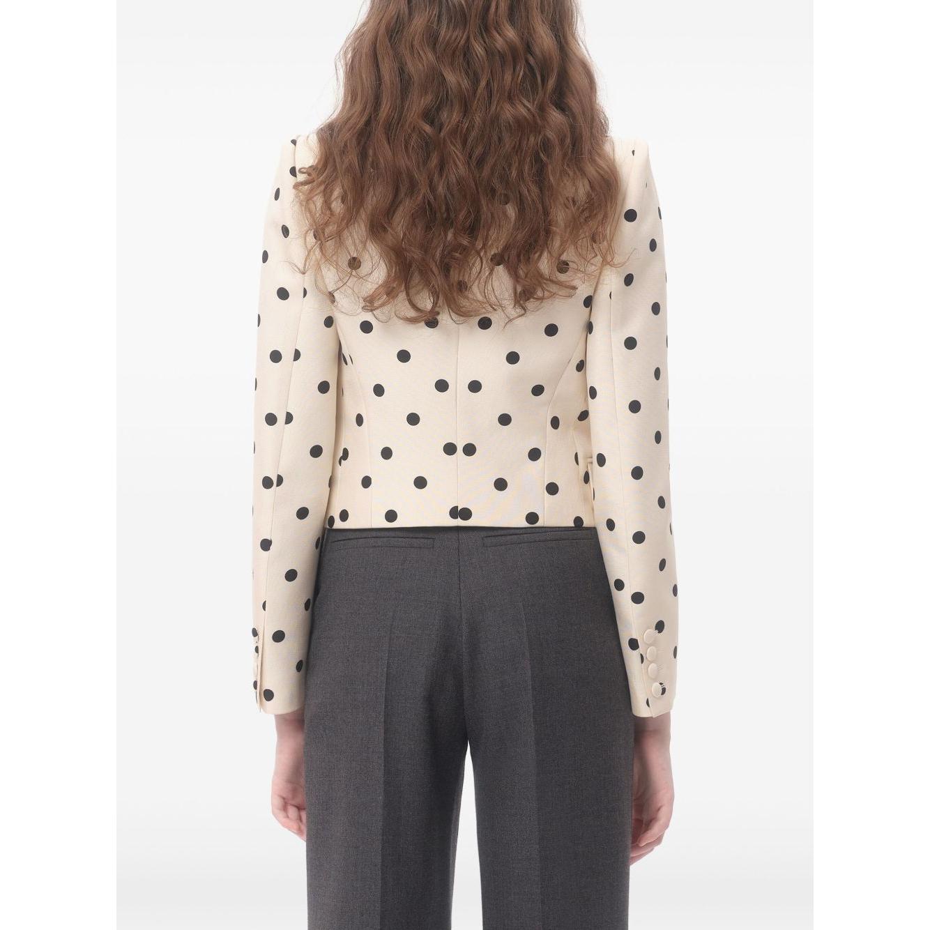 Valentino shantung blazer Jackets Valentino Beige