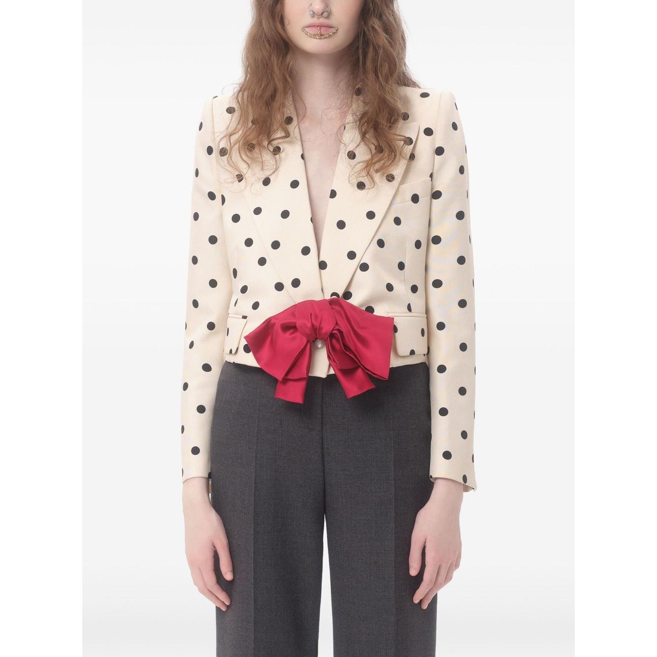 Valentino shantung blazer Jackets Valentino Dark Slate Gray