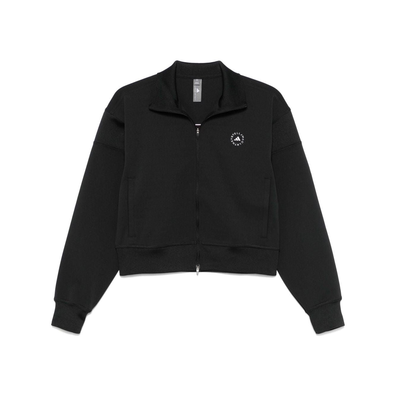 Adidas By Stella McCartney logo knitted track jacket Topwear Adidas By Stella McCartney Black