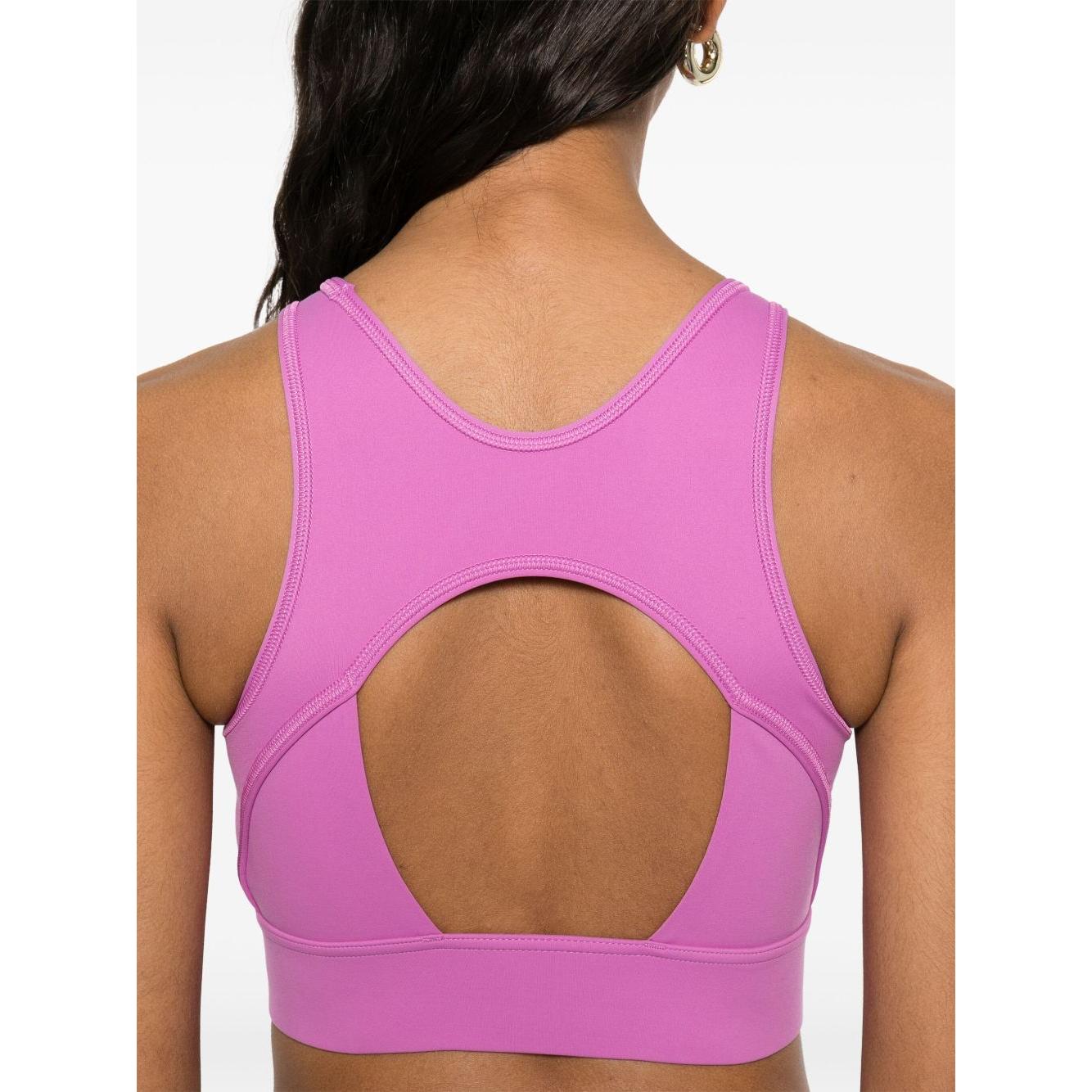 Adidas By Stella McCartney TrueStrength Yoga Crop Top Topwear Adidas By Stella McCartney Pale Violet Red