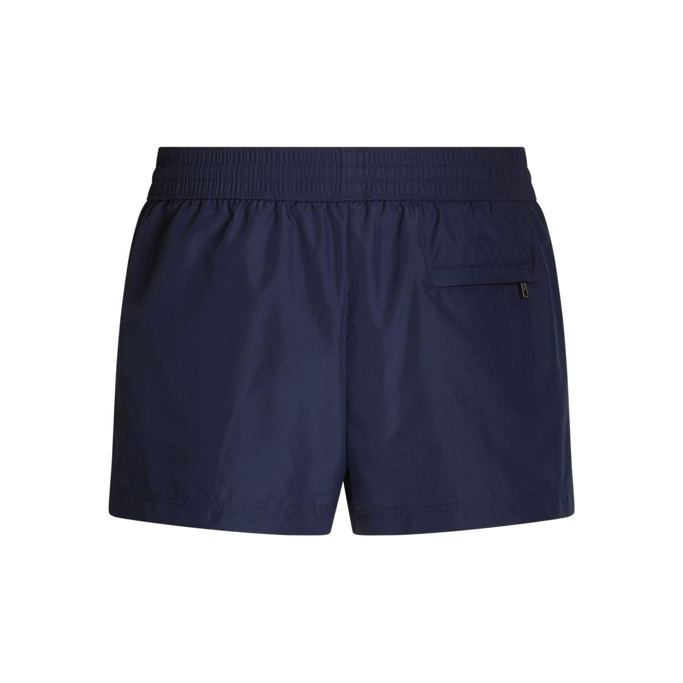 Dolce & Gabbana logo-plaque swim shorts Beachwear & underwear Dolce & Gabbana Dark Slate Gray