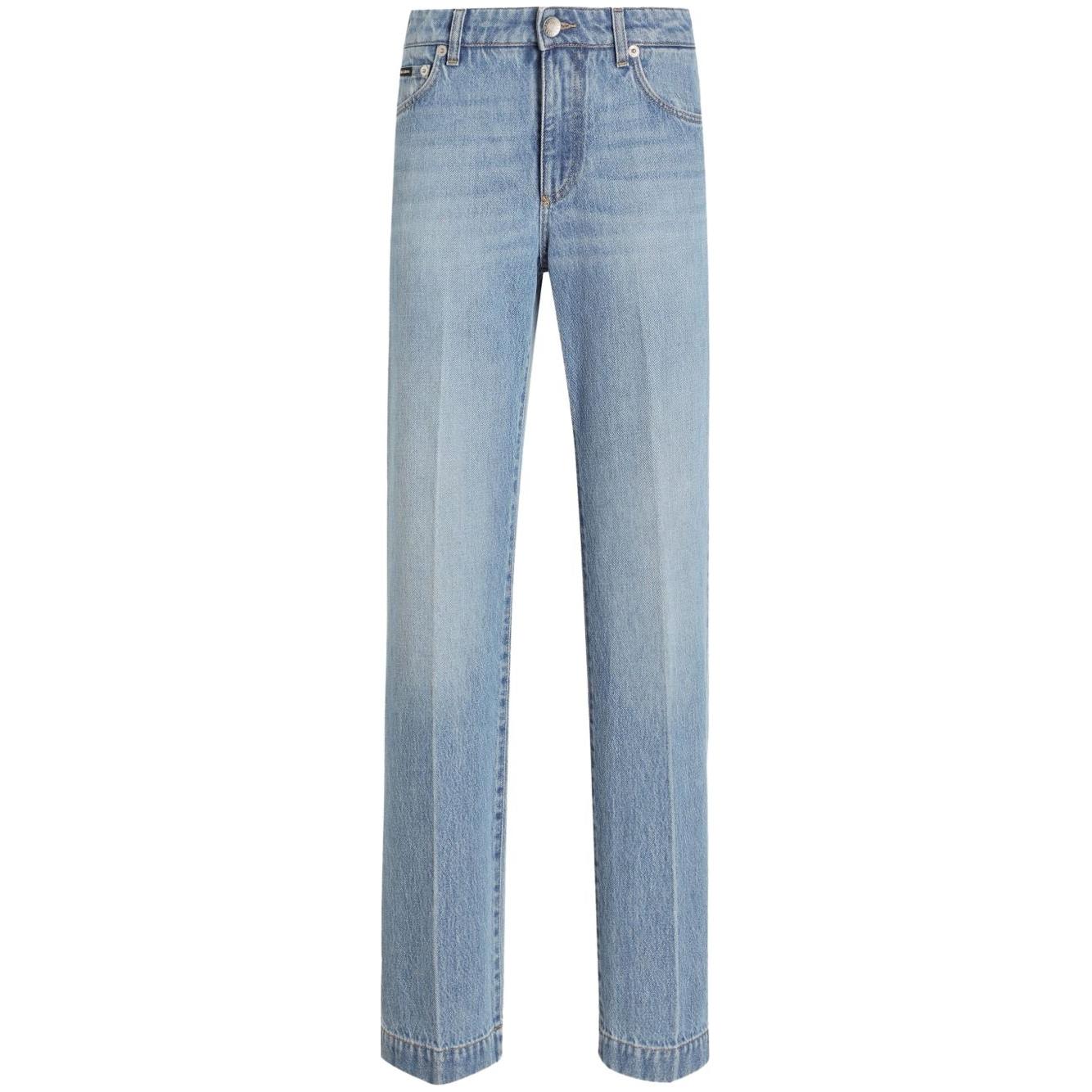 Dolce & Gabbana loose denim jeans with broken crease Jeans Dolce & Gabbana Dark Gray