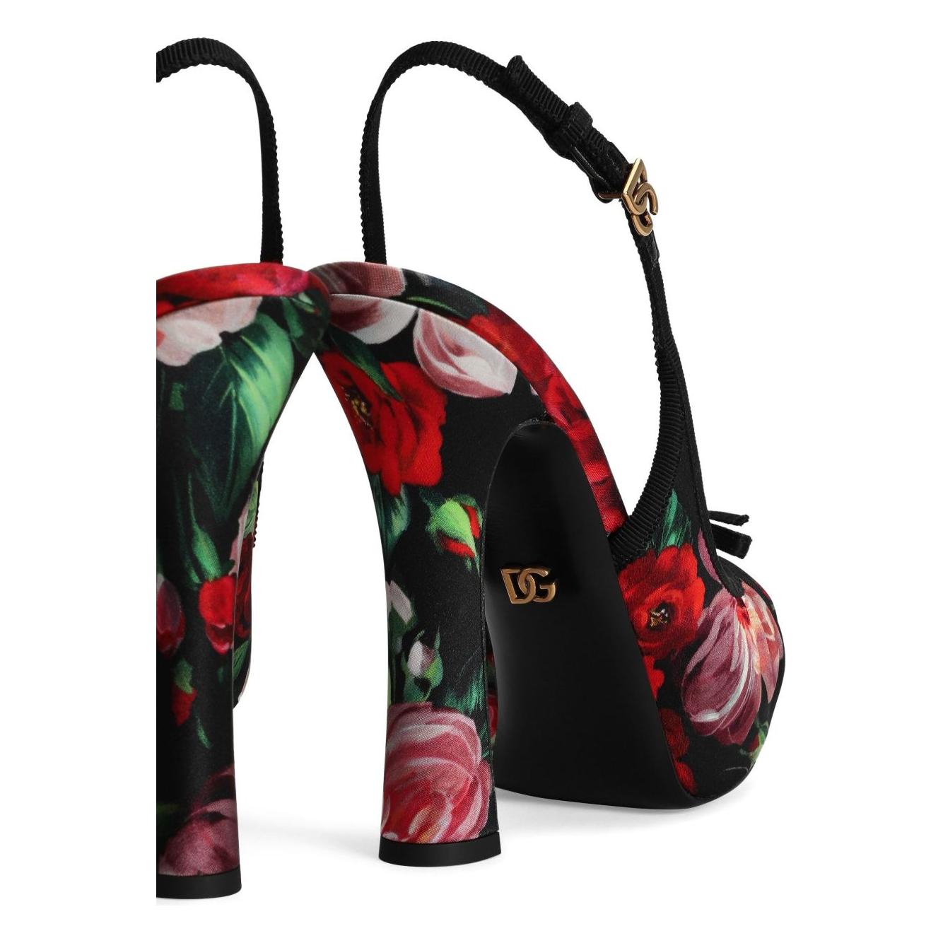 Dolce & Gabbana satin slingbacks