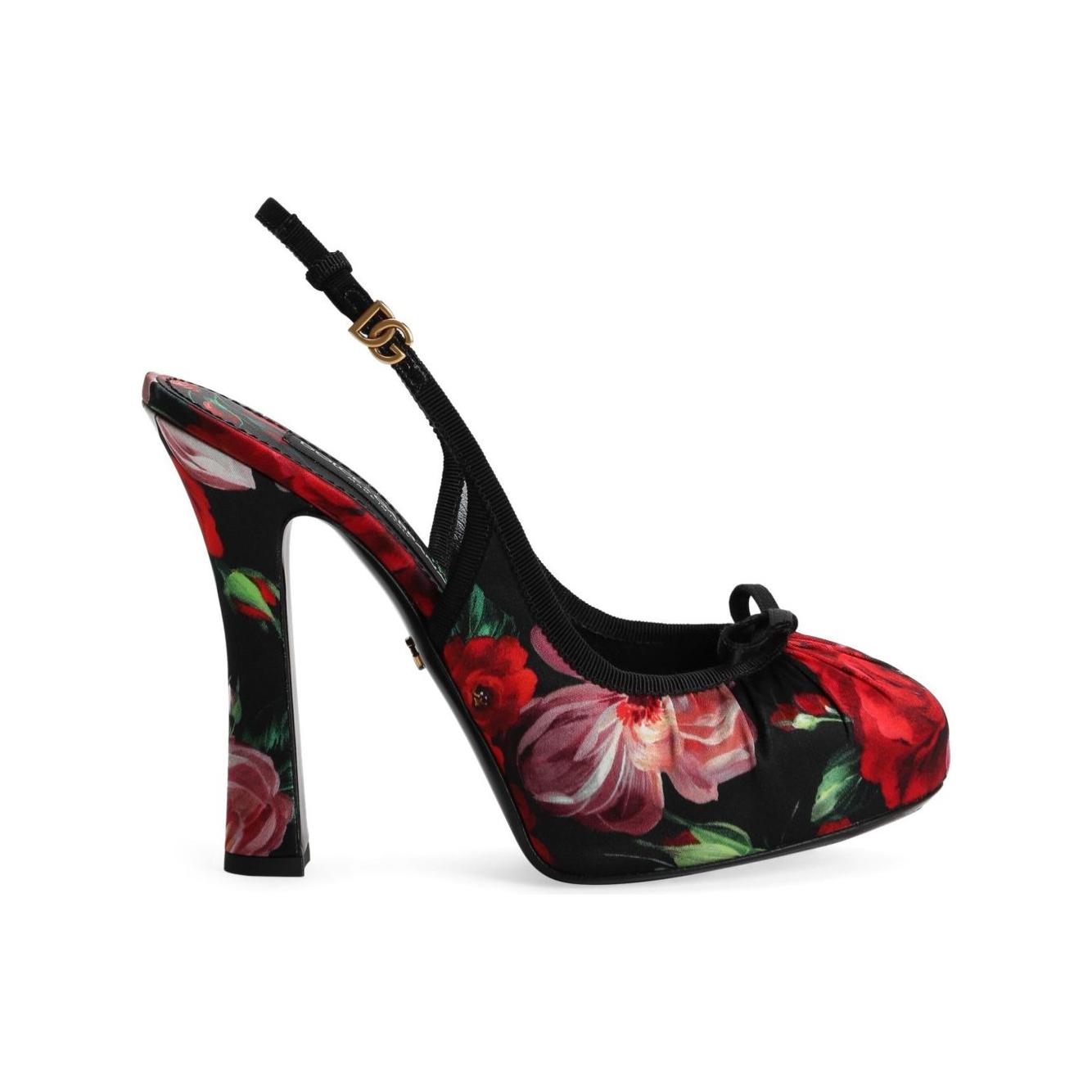 Dolce & Gabbana satin slingbacks