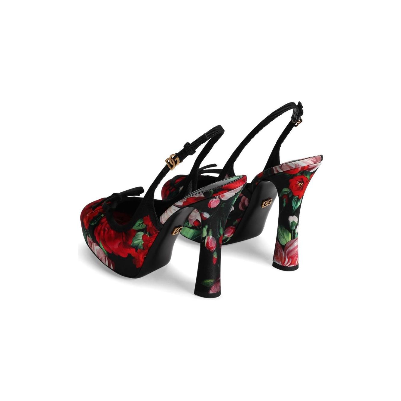 Dolce & Gabbana satin slingbacks