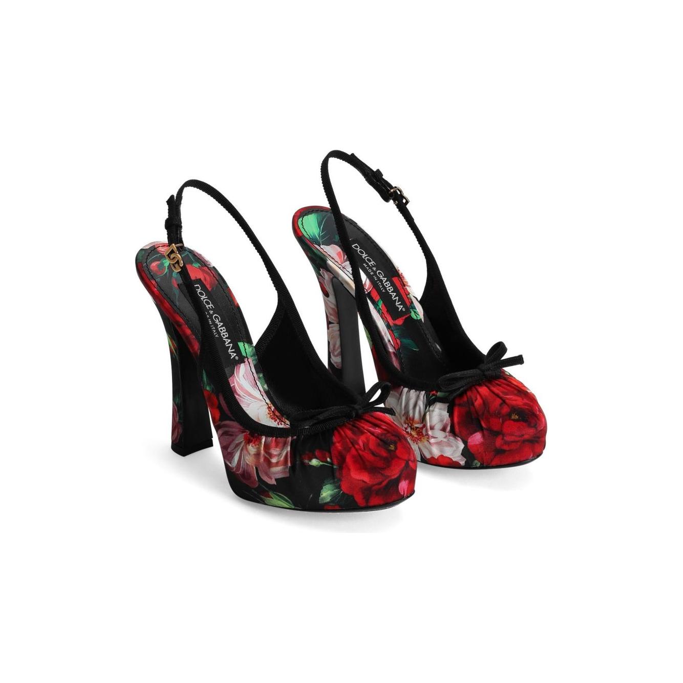 Dolce & Gabbana satin slingbacks