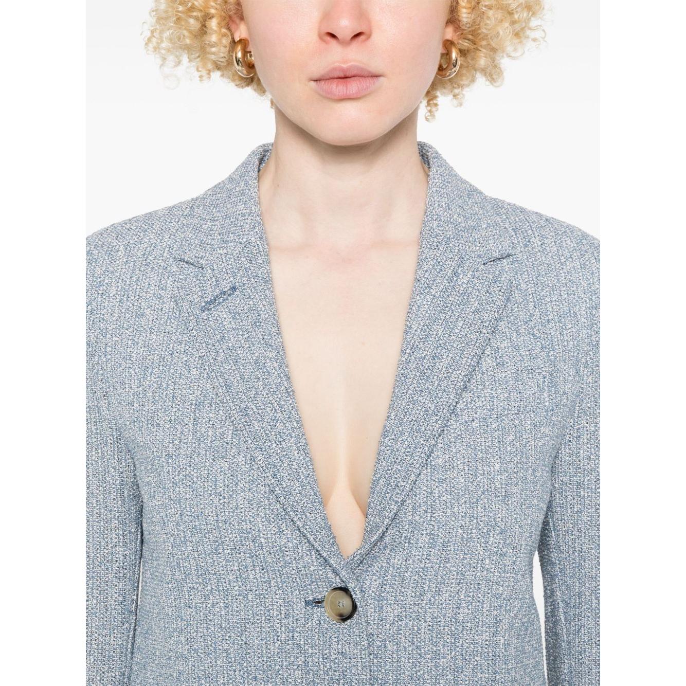 Harris Wharf London single-breasted blazer Jackets Harris Wharf London Light Gray