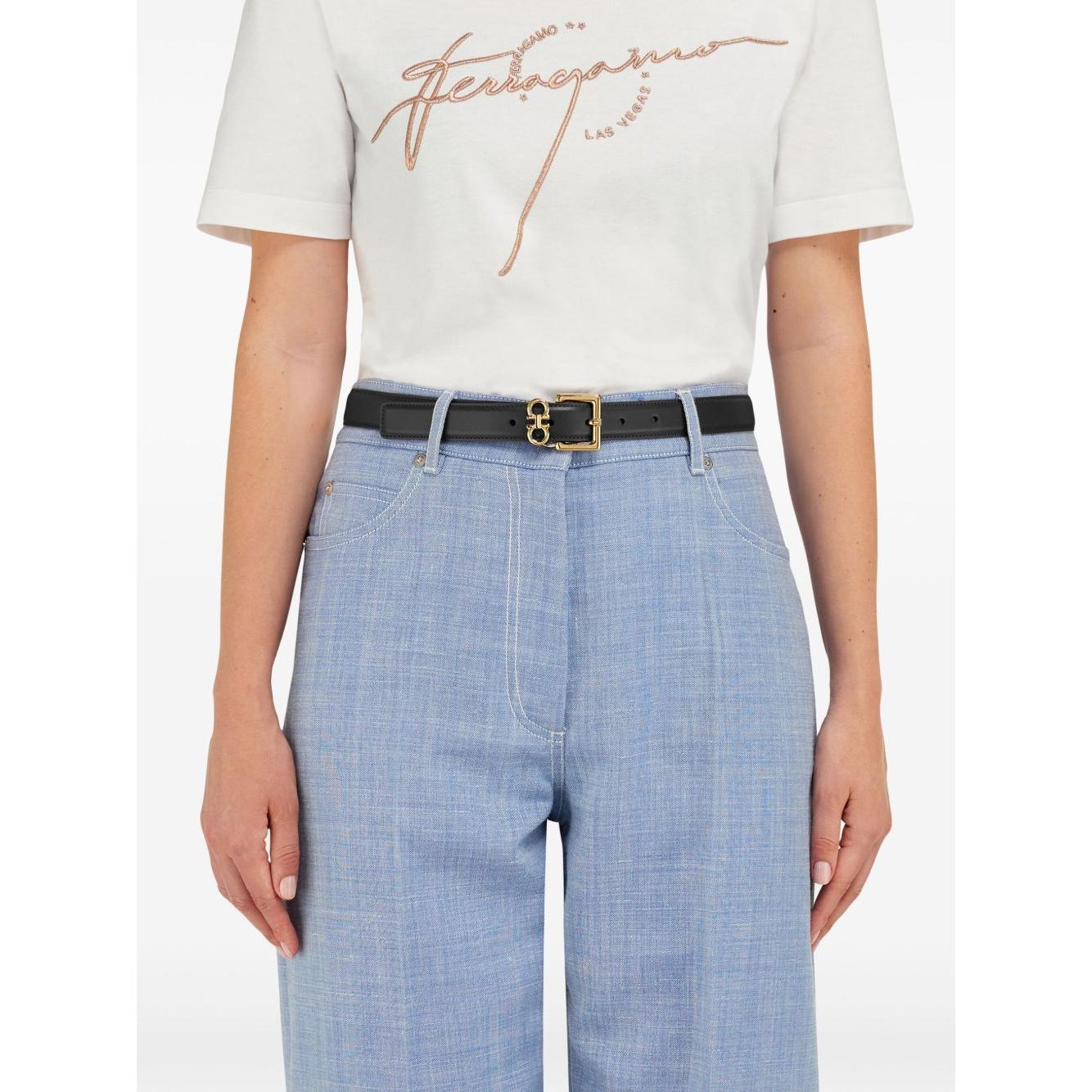 Ferragamo Belts Black Belts Ferragamo Light Gray