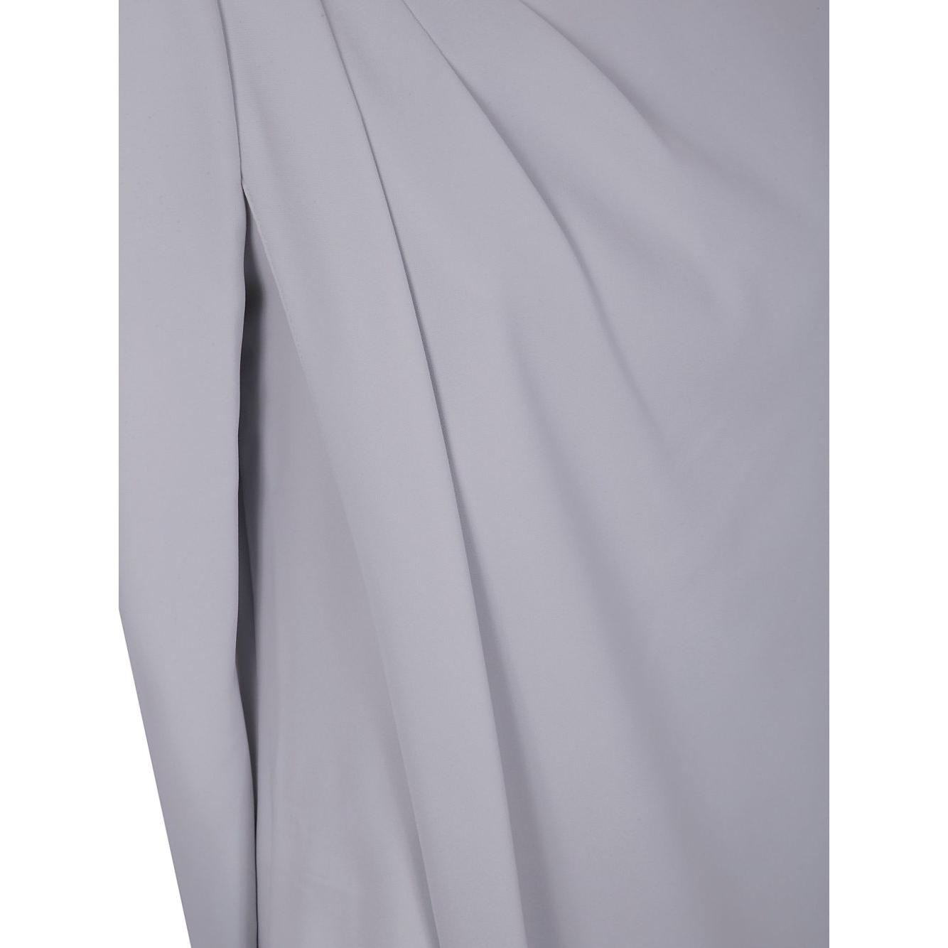 Emporio Armani panel-detail cady-texture mini dress Dresses Emporio Armani Dark Gray