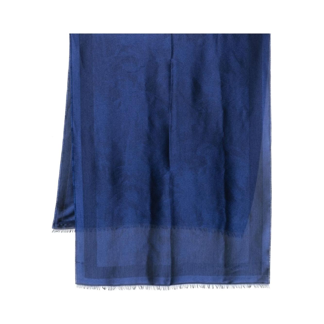 Emporio Armani Scarfs Blue Scarves Hats & Gloves Emporio Armani Dark Slate Gray