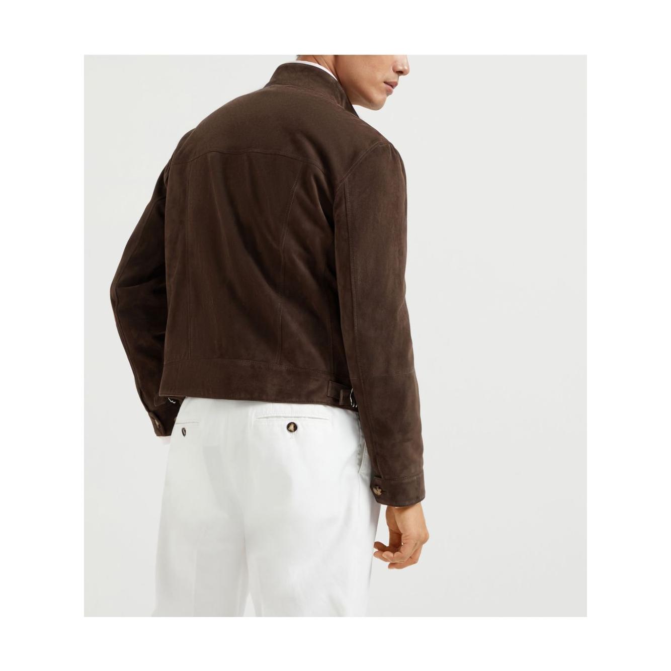 Brunello Cucinelli Jackets Black Jackets Brunello Cucinelli Beige
