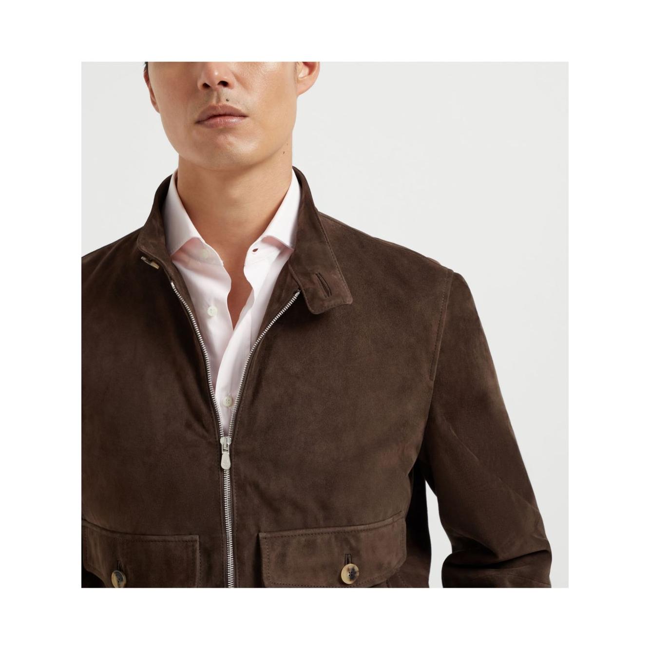 Brunello Cucinelli Jackets Black Jackets Brunello Cucinelli Dark Slate Gray