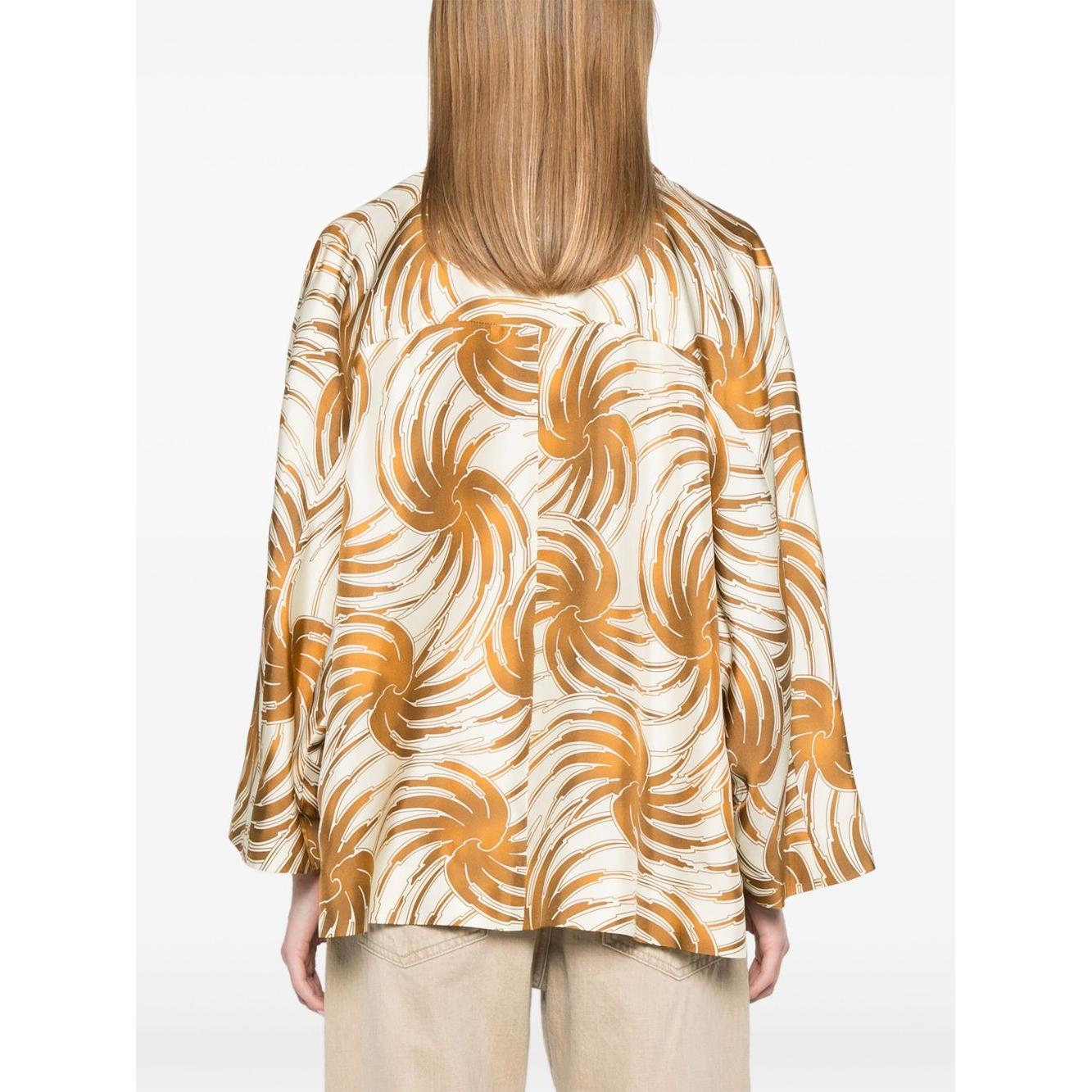 Alberto Biani graphic-print blazer Jackets Alberto Biani Sienna