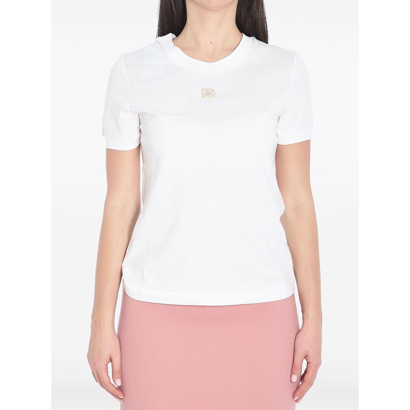 Dolce & Gabbana DG-logo T-shirt Topwear Dolce & Gabbana Misty Rose
