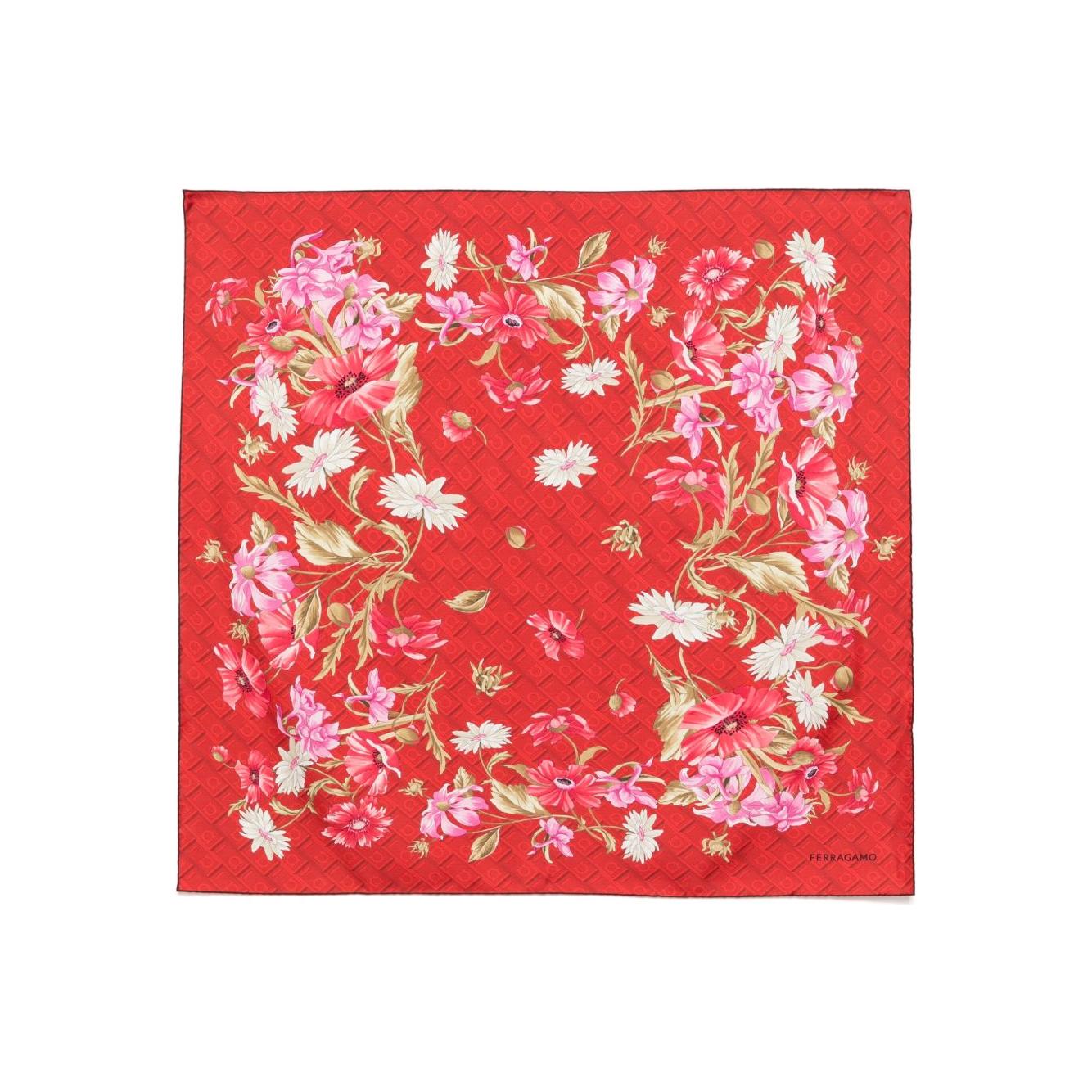 Ferragamo Scarfs Red