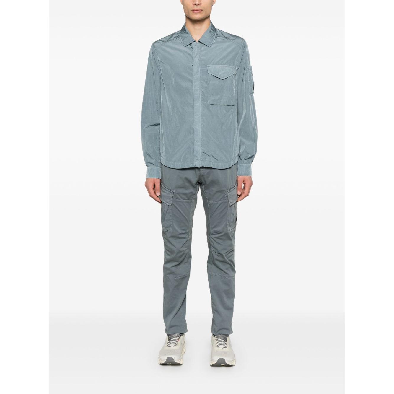 C.P. Company Men Shirt Grey Jackets C.P. Company White Smoke