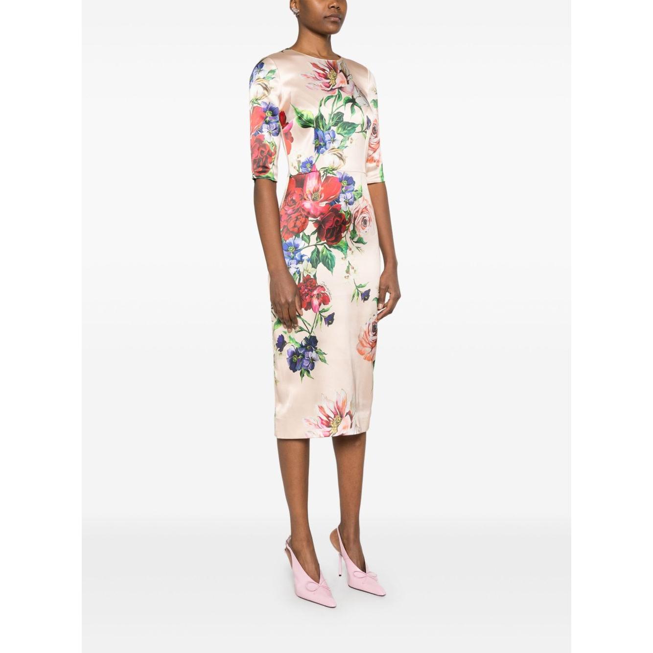 Dolce & Gabbana Dresses Powder Dresses Dolce & Gabbana White Smoke