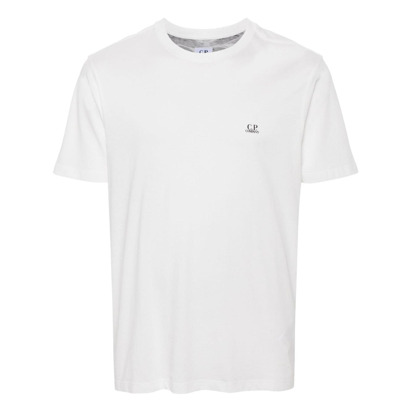 C.P. Company C.P.Company T-shirts and Polos White Topwear C.P. Company Lavender