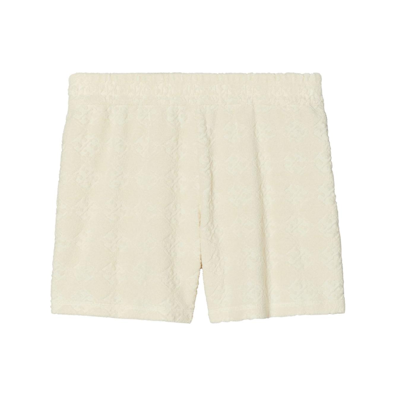 Tory Burch Shorts Ivory Short trousers Tory Burch Light Gray