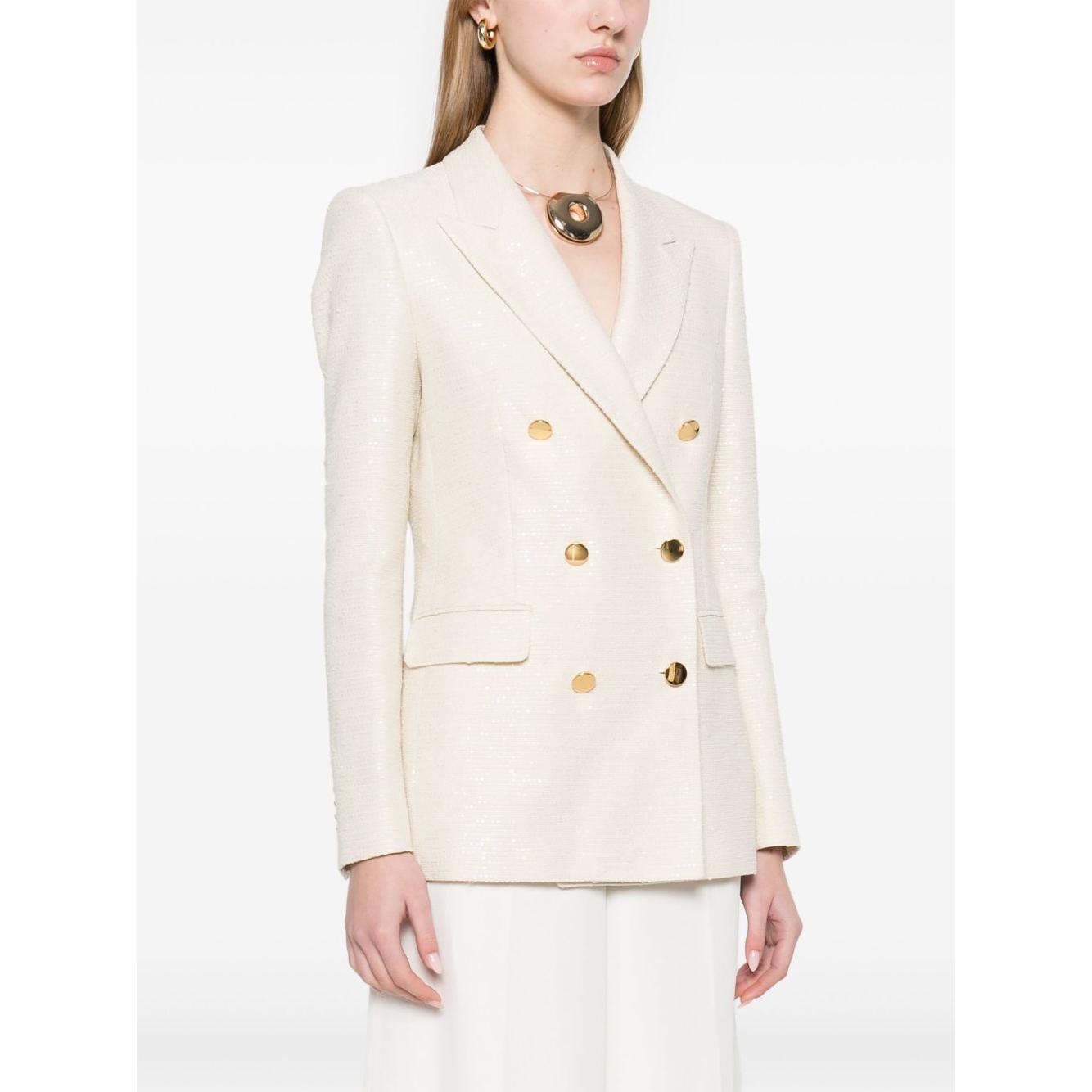 Tagliatore Jackets Ivory Jackets Tagliatore White Smoke