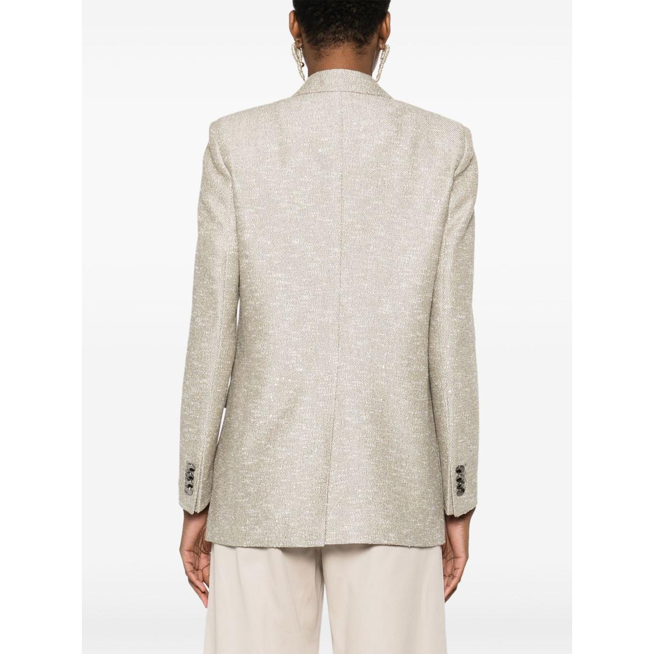Tagliatore Jackets Beige Jackets Tagliatore Antique White