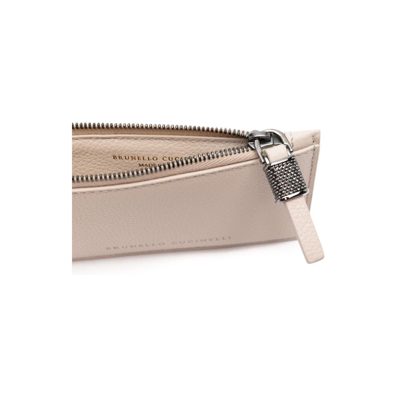 Brunello Cucinelli Wallets Ivory Wallets Brunello Cucinelli Dark Gray