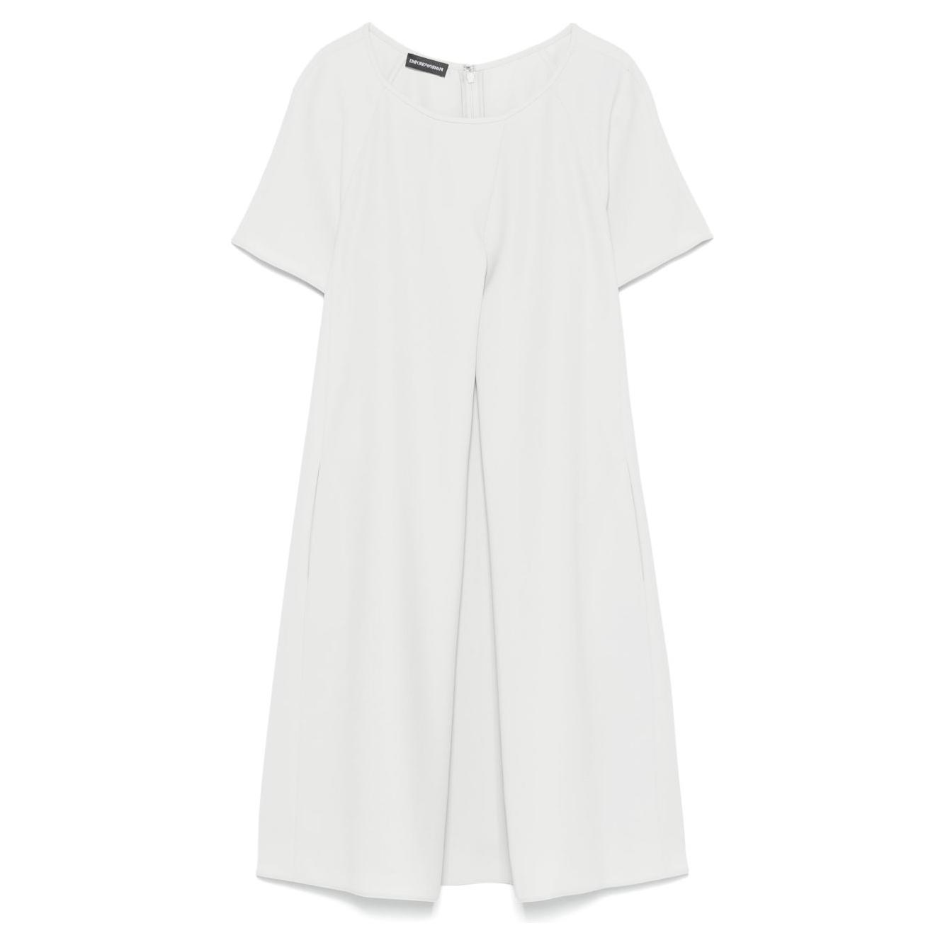 Emporio Armani crew-neck mini dress Dresses Emporio Armani Beige