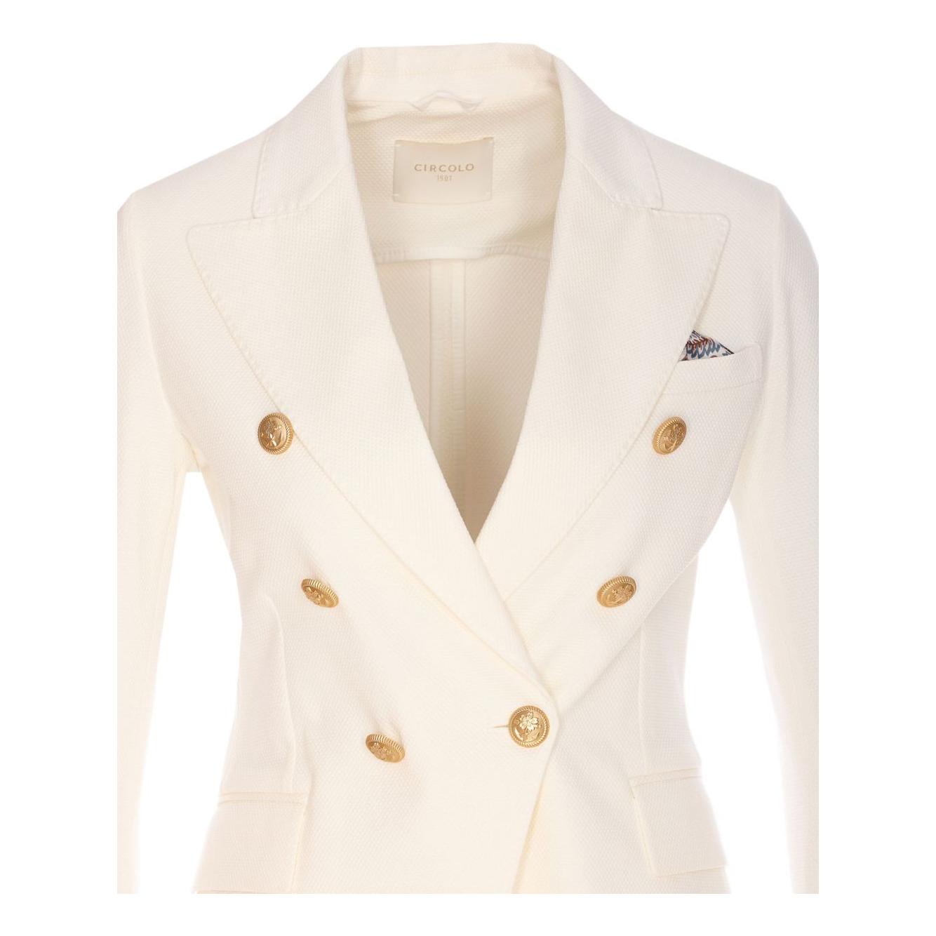 Circolo 1901 Jackets White Jackets Circolo 1901 Antique White