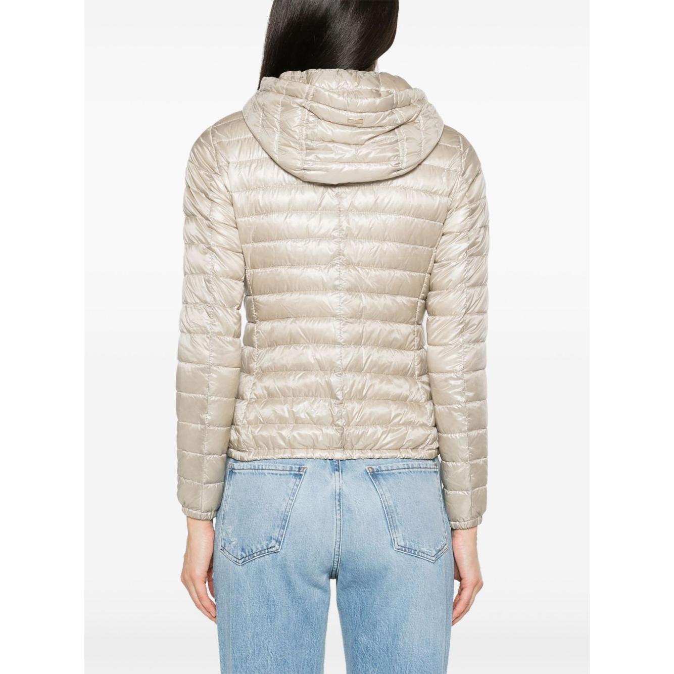 Herno Coats Beige Jackets Herno Antique White