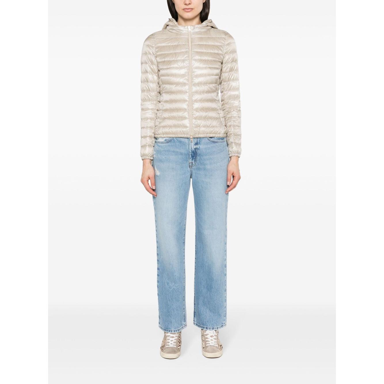 Herno Coats Beige Jackets Herno White Smoke