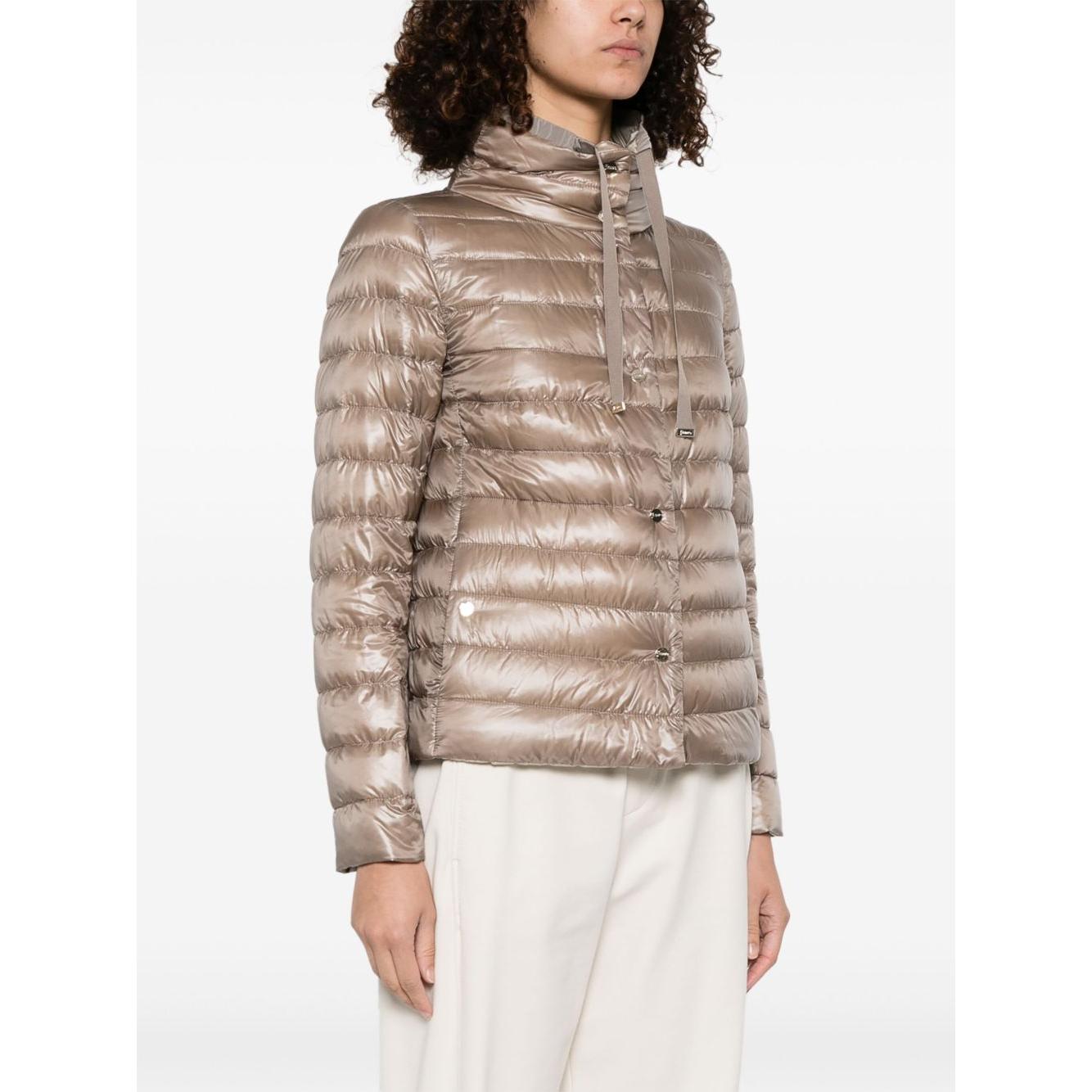 Herno Coats Beige Jackets Herno Antique White
