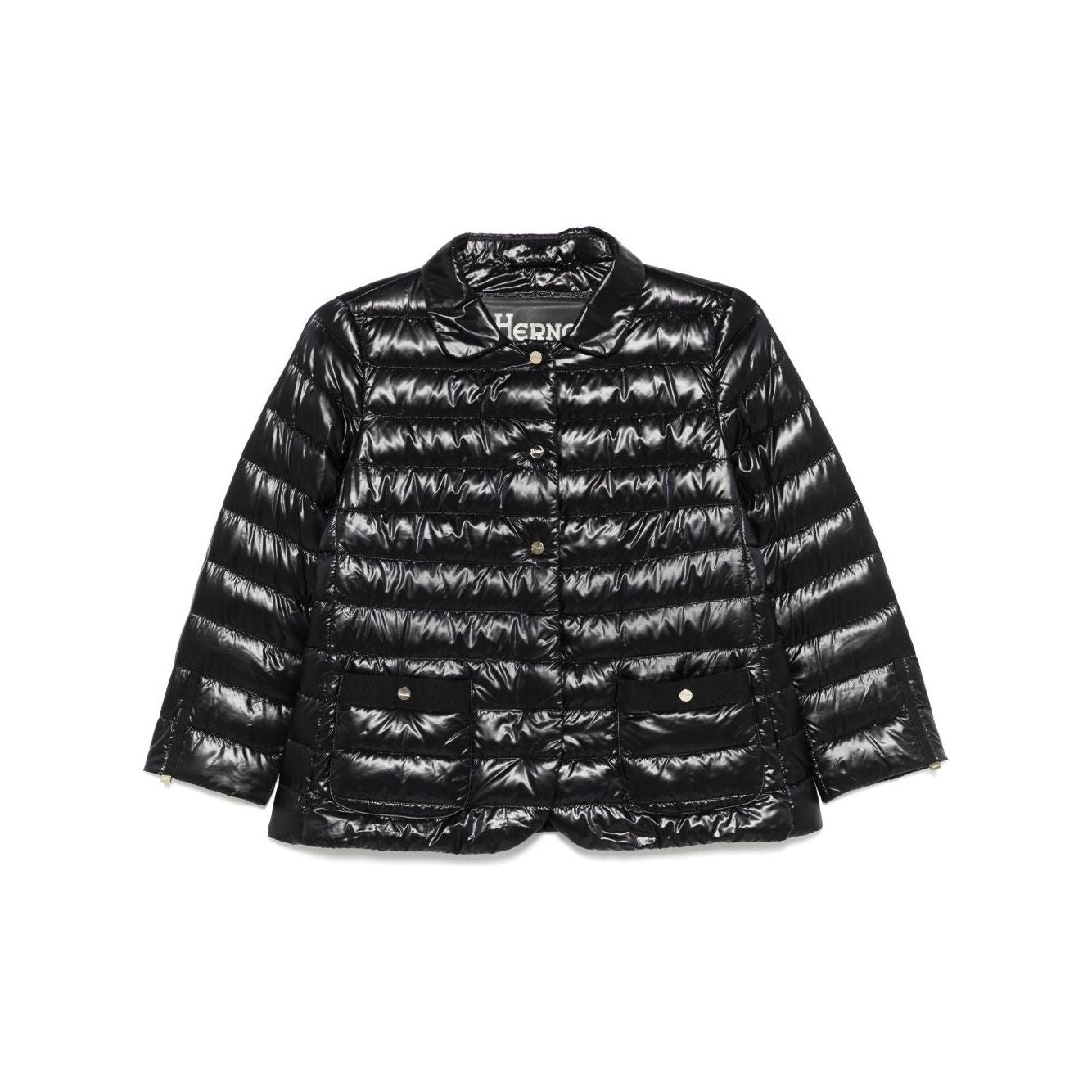 Herno Coats Black Jackets Herno Black