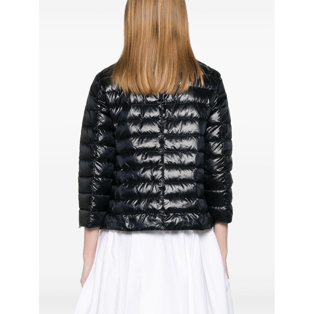 Herno Coats Black Jackets Herno White Smoke